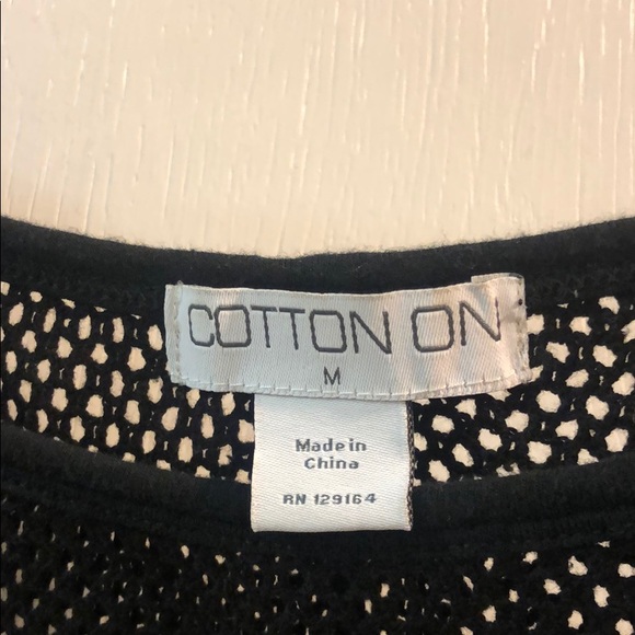 👽COTTON ON/ Slouchy Crochet Mesh Top👽 - Picture 5 of 5